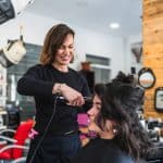 Smiling Hairdresser